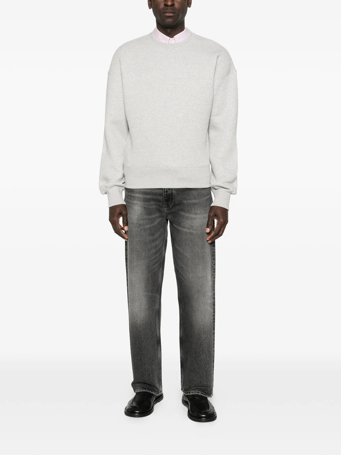 Loose Faded Black Cotton Jean