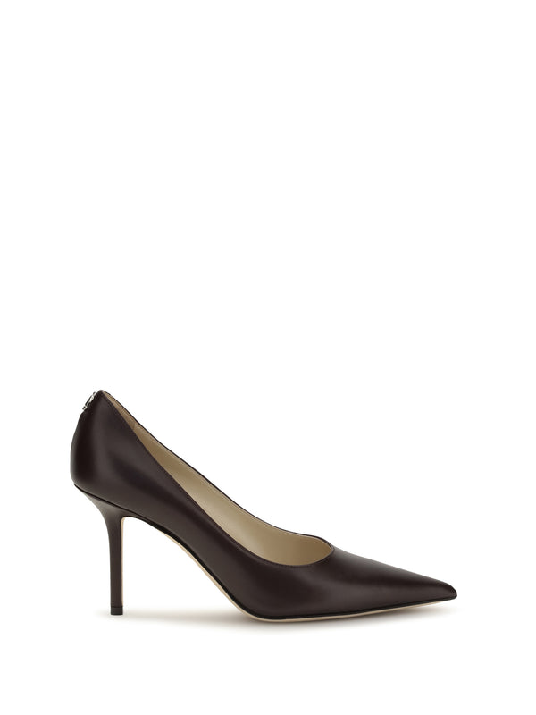 Jimmy Choo 100% calf leather (upper and sole) pump in burgundy