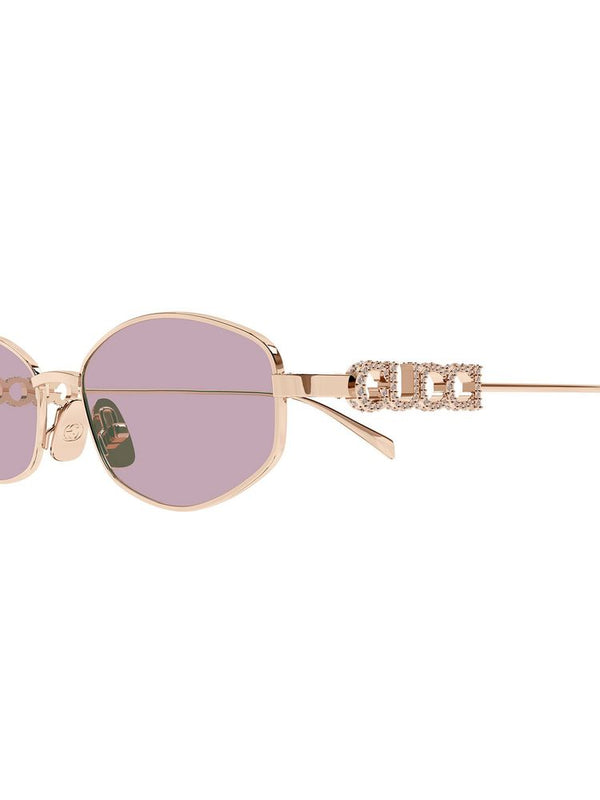 Gucci GG1802S Metal sunglasses in gold