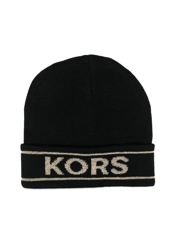Hat Logo Black Polyester