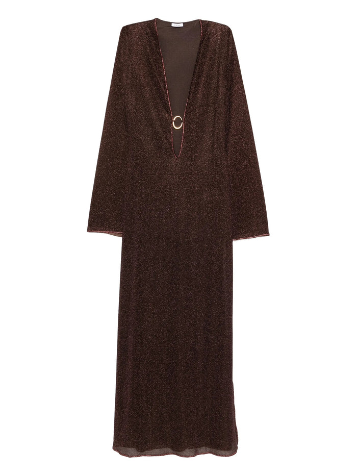 Lumiere O-Long Kaftan Chocolate Dress