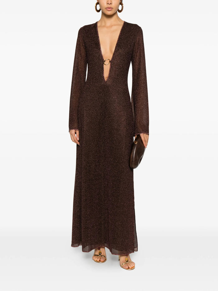 Lumiere O-Long Kaftan Chocolate Dress