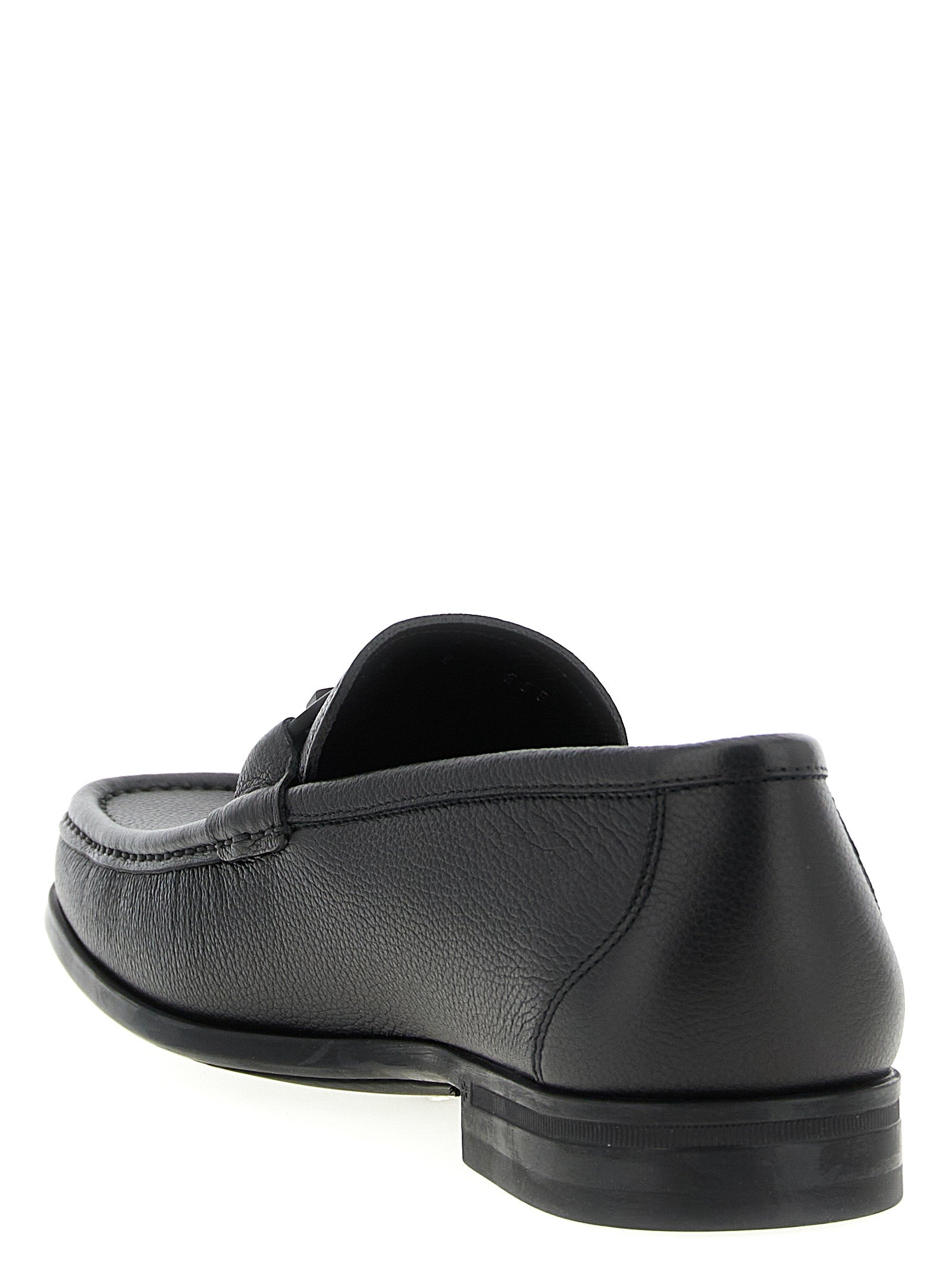 Grandioso 2 loafers Black Calfskin Leather (bos Taurus)