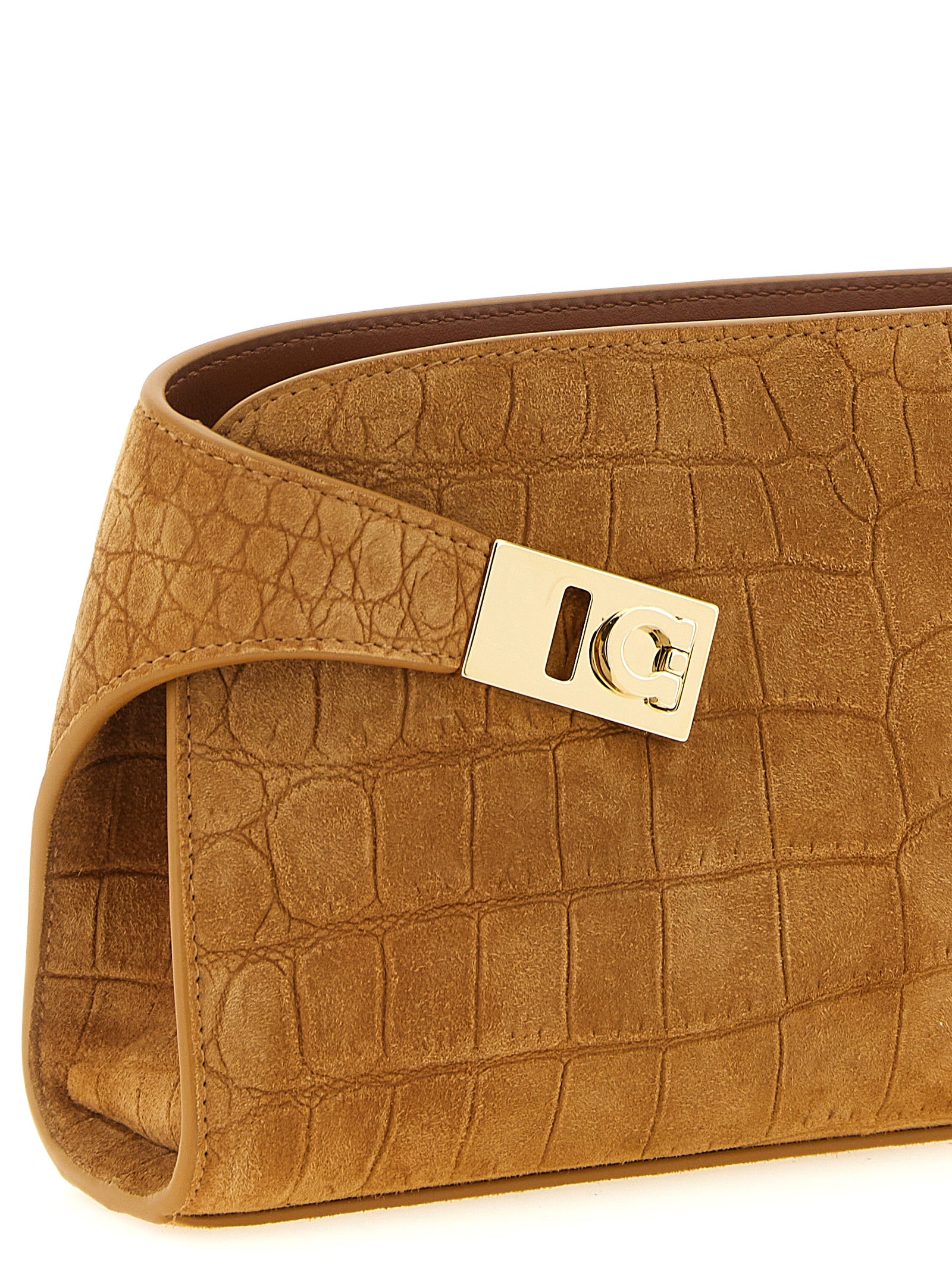 Hug mini crossbody bag Brown