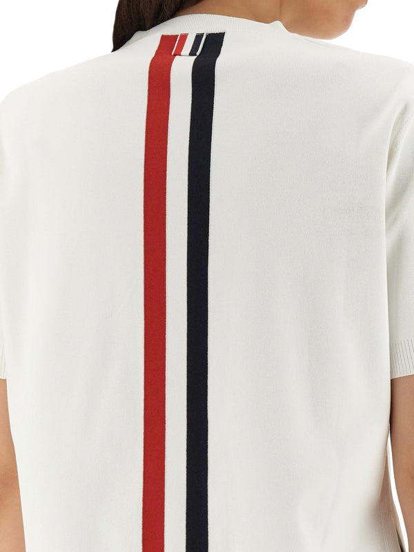 Boxy Fit T-Shirt White Viscose Polyester T-shirts