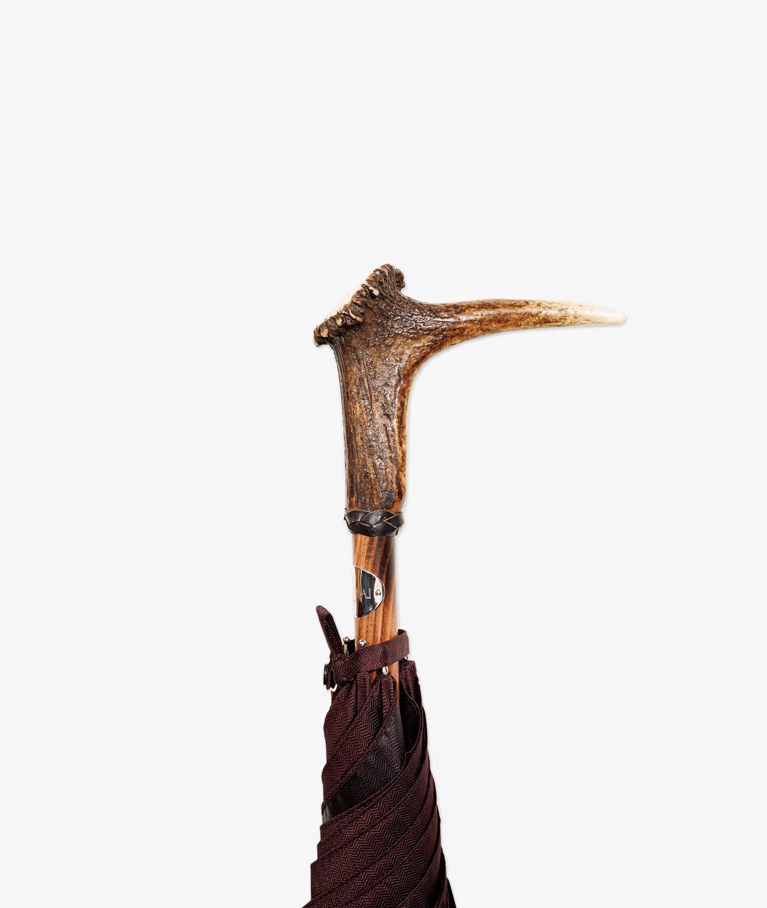 Peel Umbrella Blue Chestnut Handle