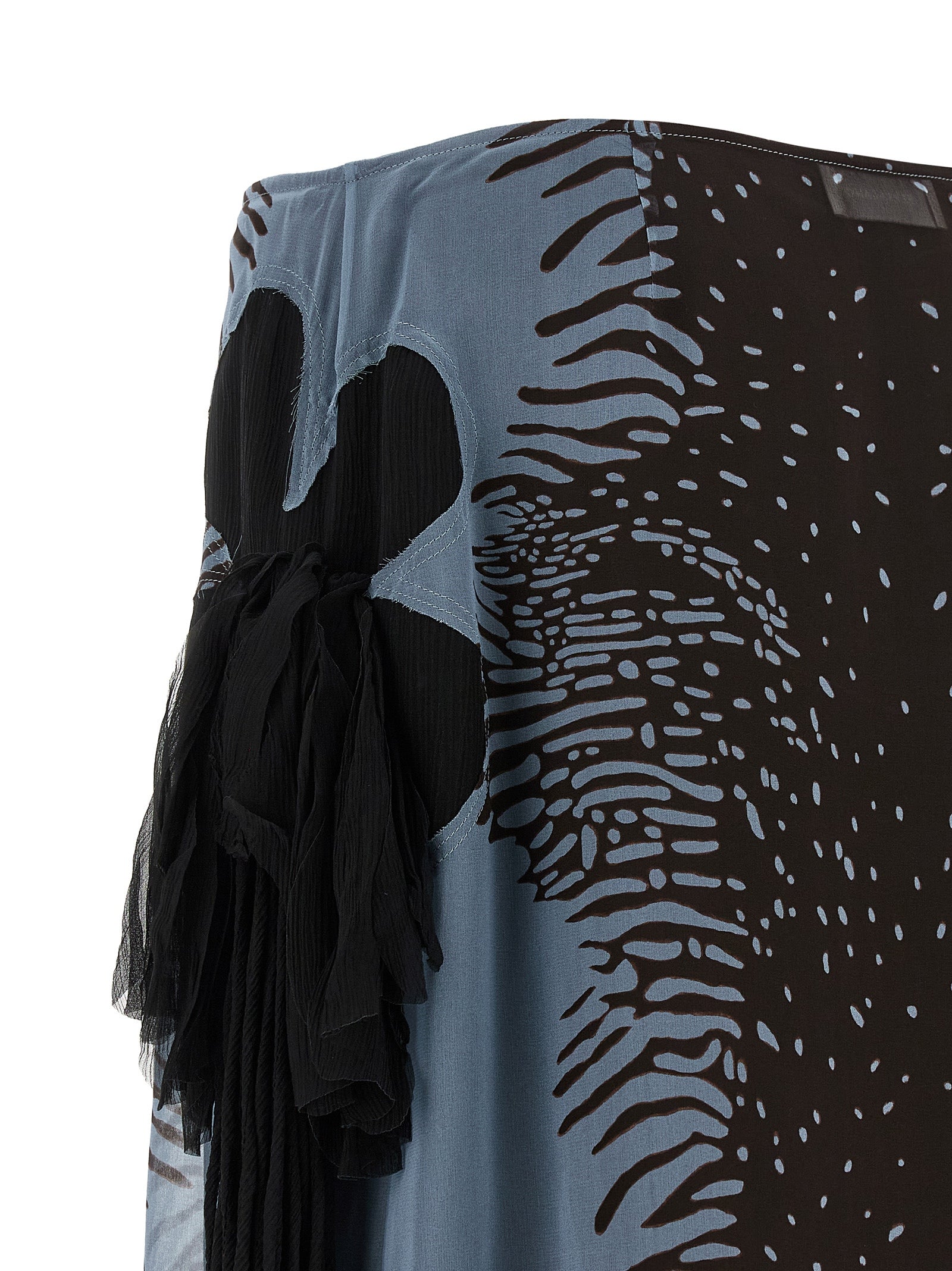 Georgette skirt Multicolor Silk