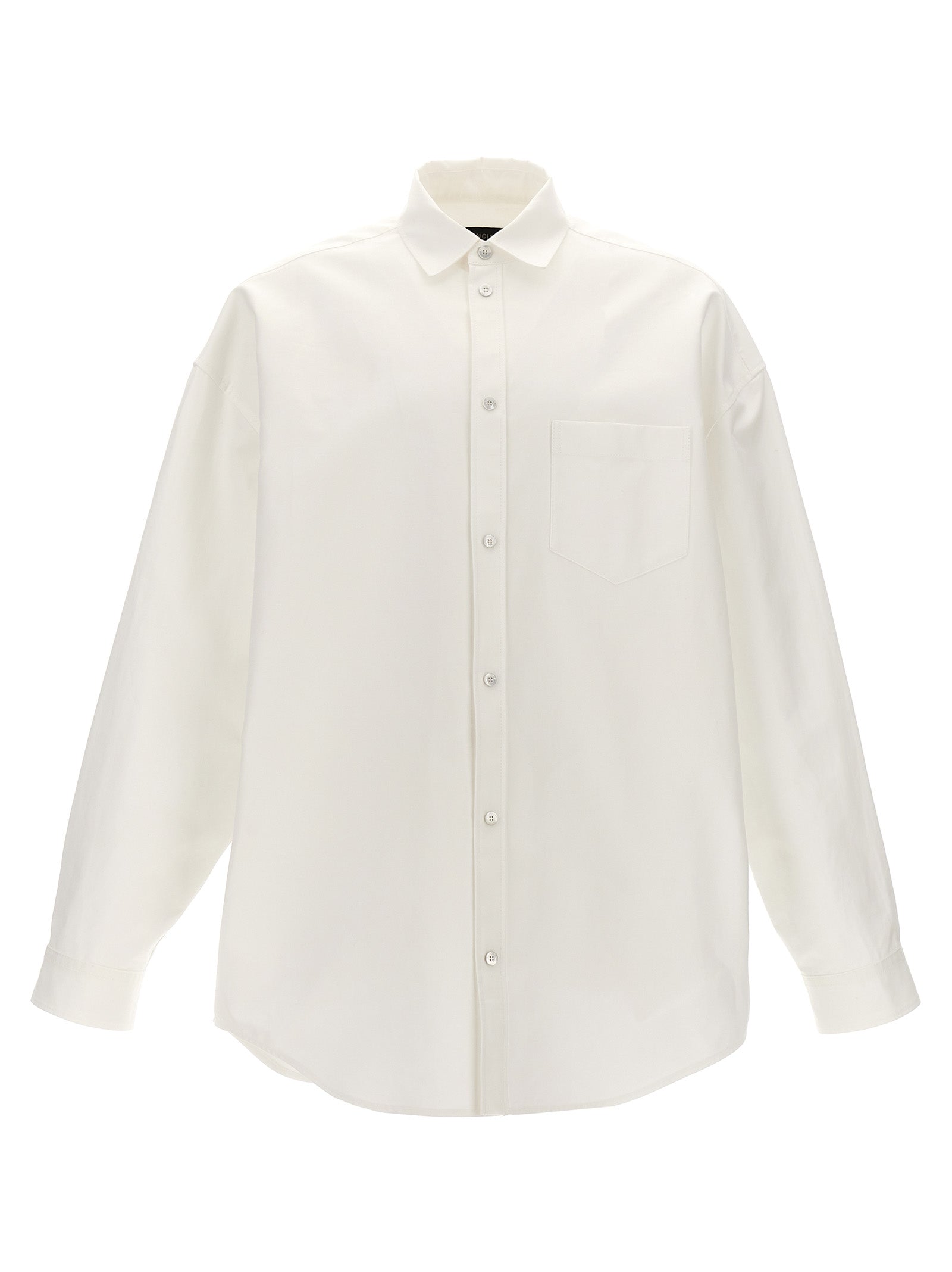Outerwear shirt White Cotton Shirt, Blouse