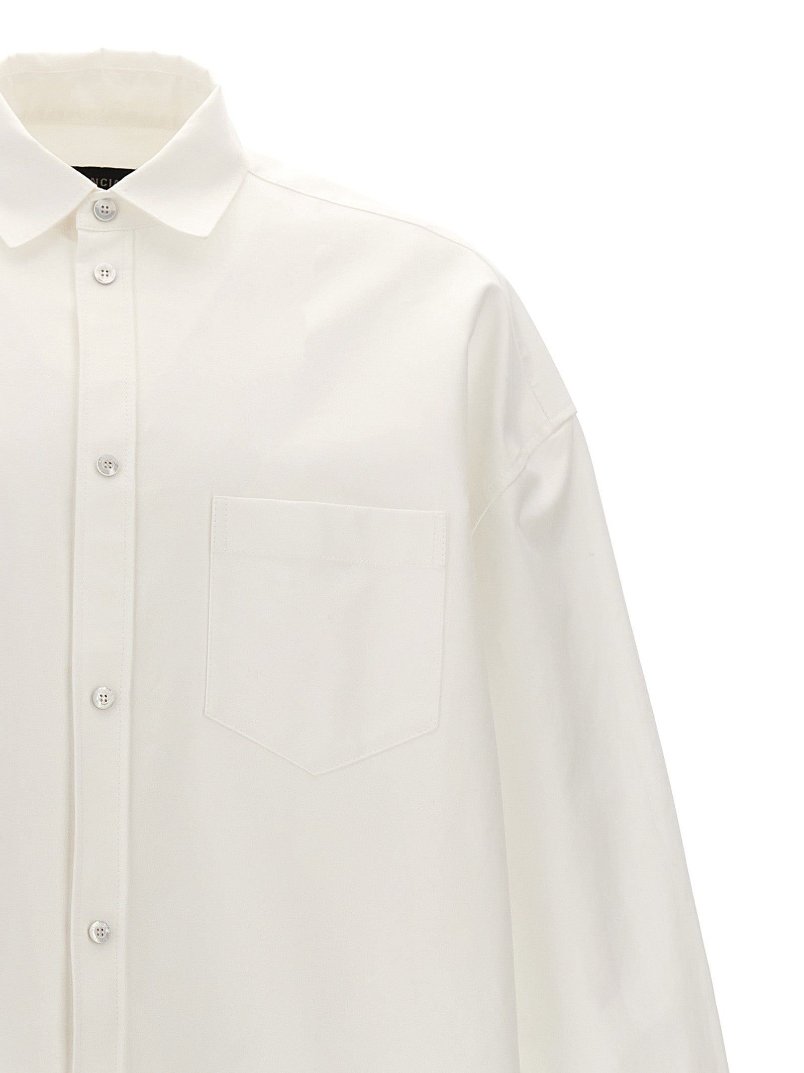 Outerwear shirt White Cotton Shirt, Blouse