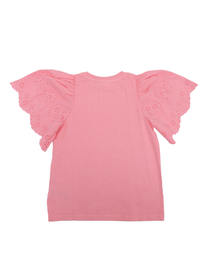 Ritza T-shirts Short sleeves Pink Cotton Organic T-shirt