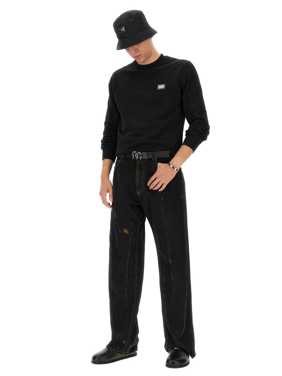 Denim Pants Multicolour Cotton Trousers