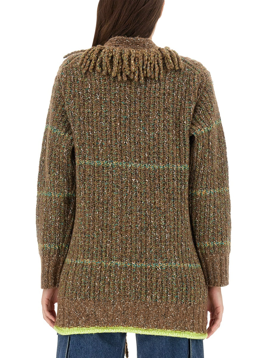 Wool Blend Cardigan Multicolour Jumpers