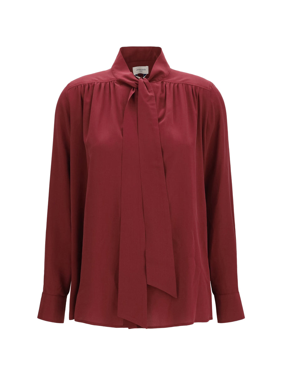 Silk Shirt With Tie P92