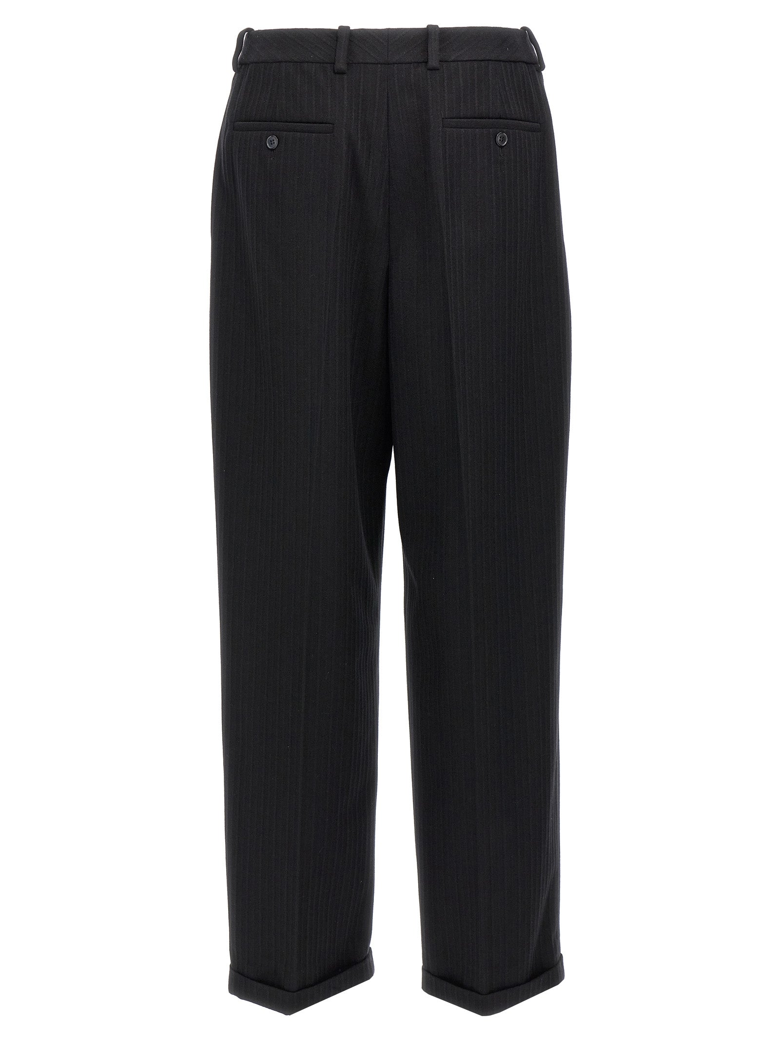 90s pants Black Wool