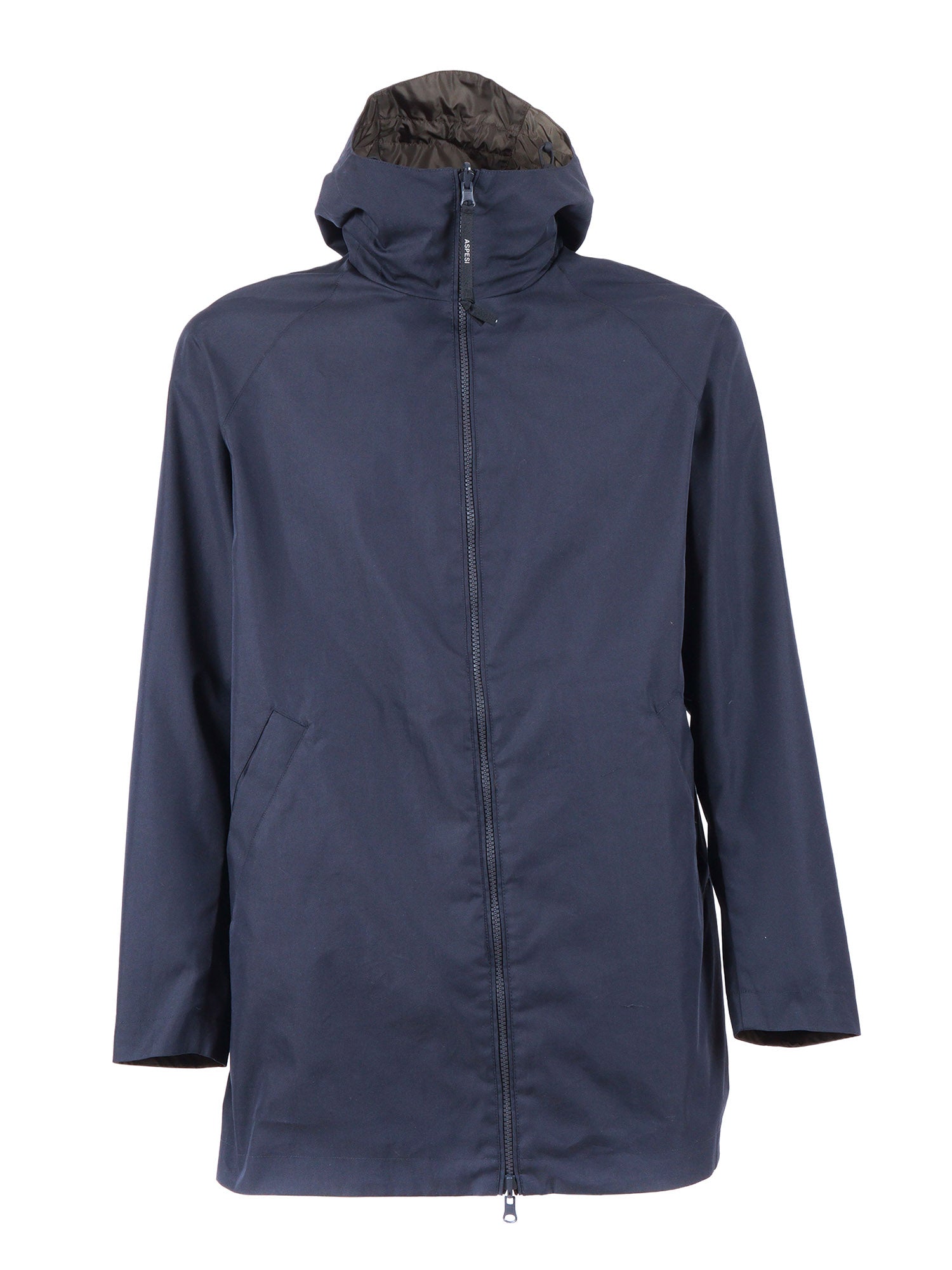 MAN JACKET Blue Cotton Polyamide Heavy