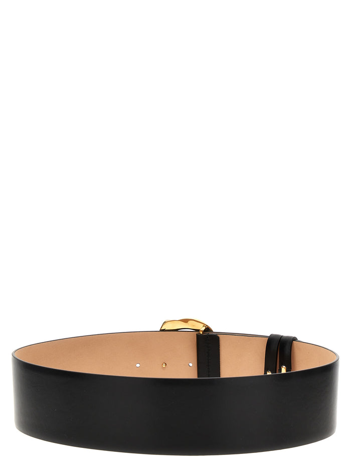 Snake belt Black Cow Leather (bos Taurus)
