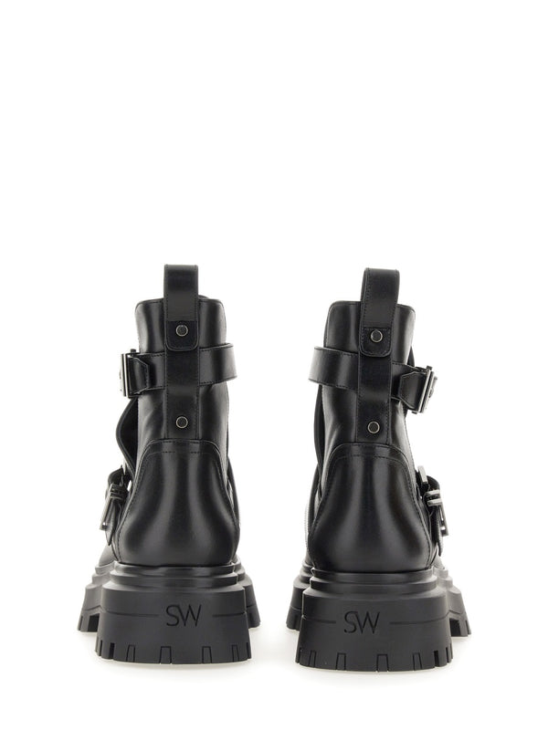 Maverick Bedford Motorcycle Boot Black Leather