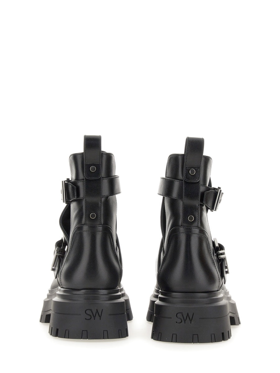 Maverick Bedford Motorcycle Boot Black Leather