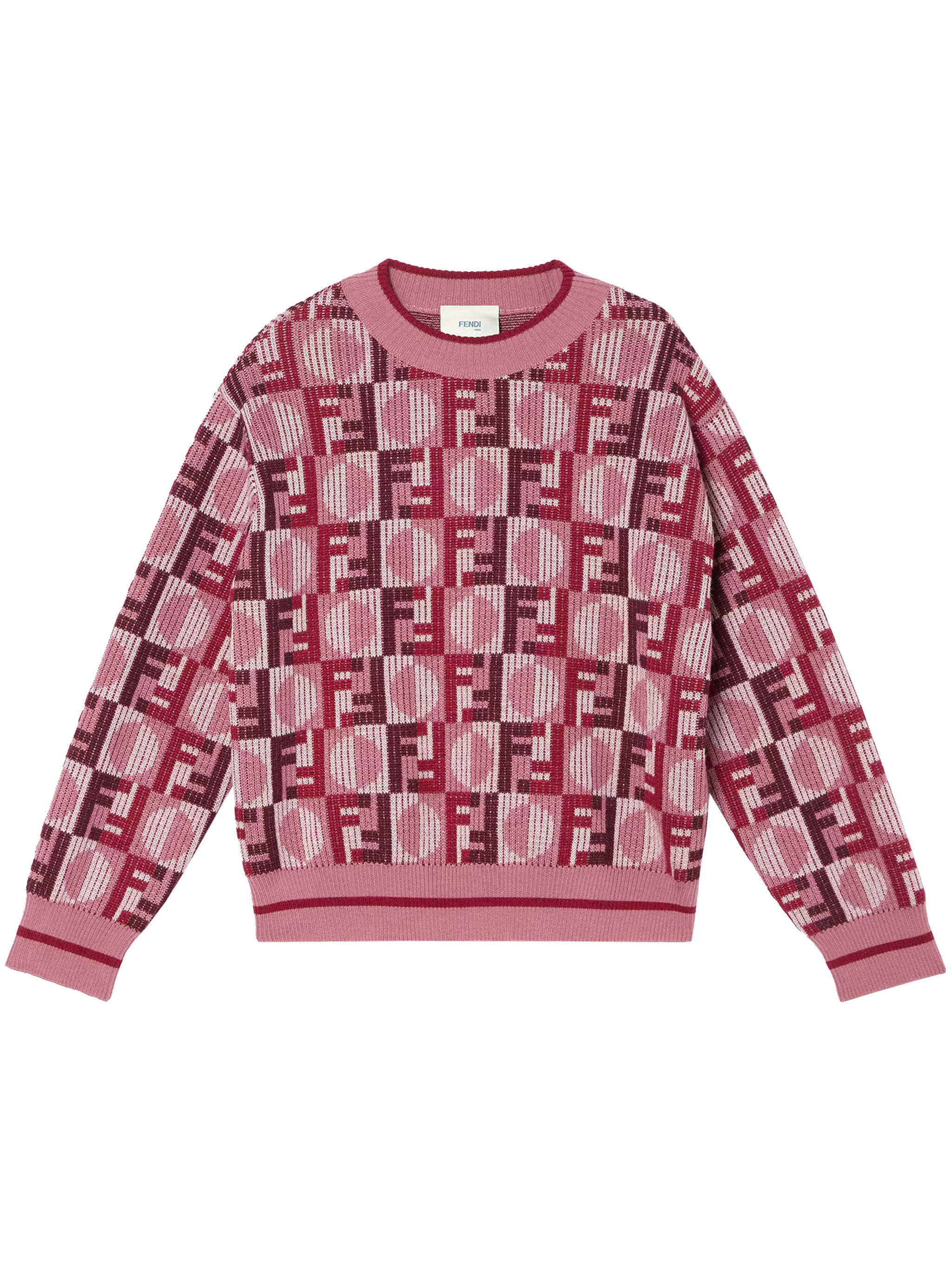 Girocollo Ff Pink & Purple Maglia