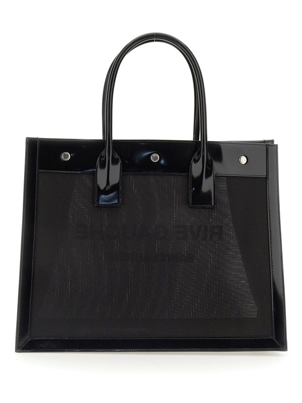 Rive Gauche Small Bag Black Polyamide Shoulder