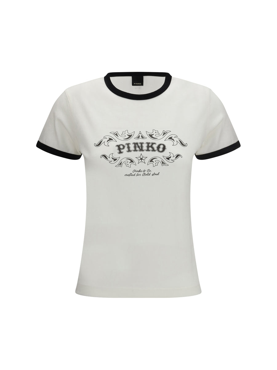 Pinko 100% Cotton t-shirt in white