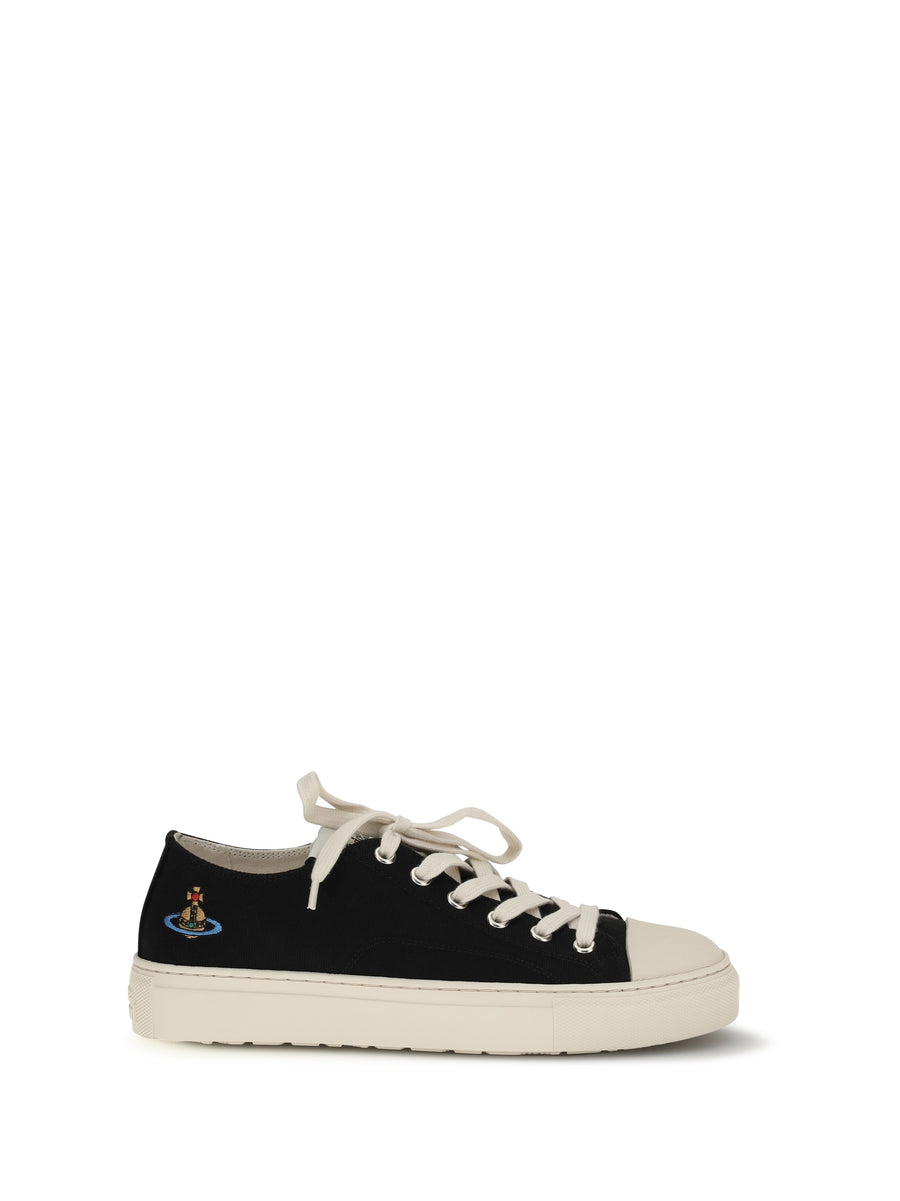 Vivienne Westwood Upper: 100% Fabric; Sole: 100% Rubber sneaker in black