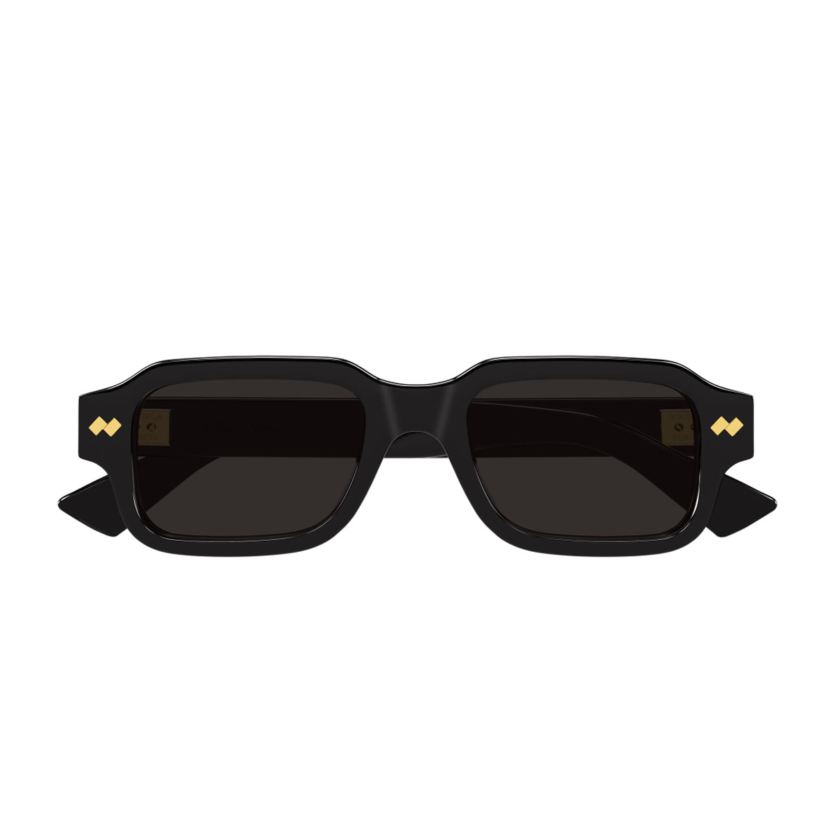 Bottega Veneta BV1442S Linea Intrecciato 001 Black Grey Nero Recycled Acetate Occhiali Da Sole