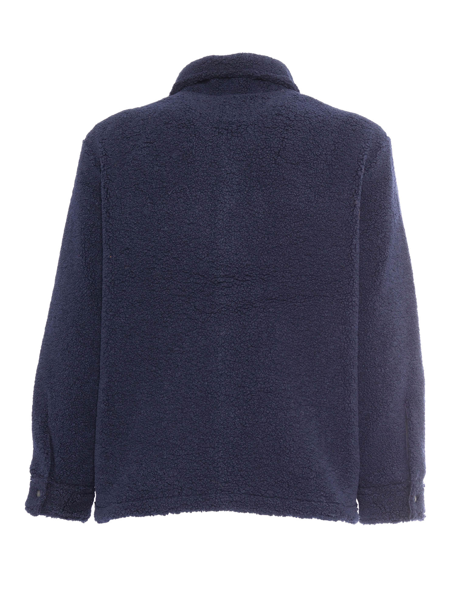 Over Shirt Blue Polyester