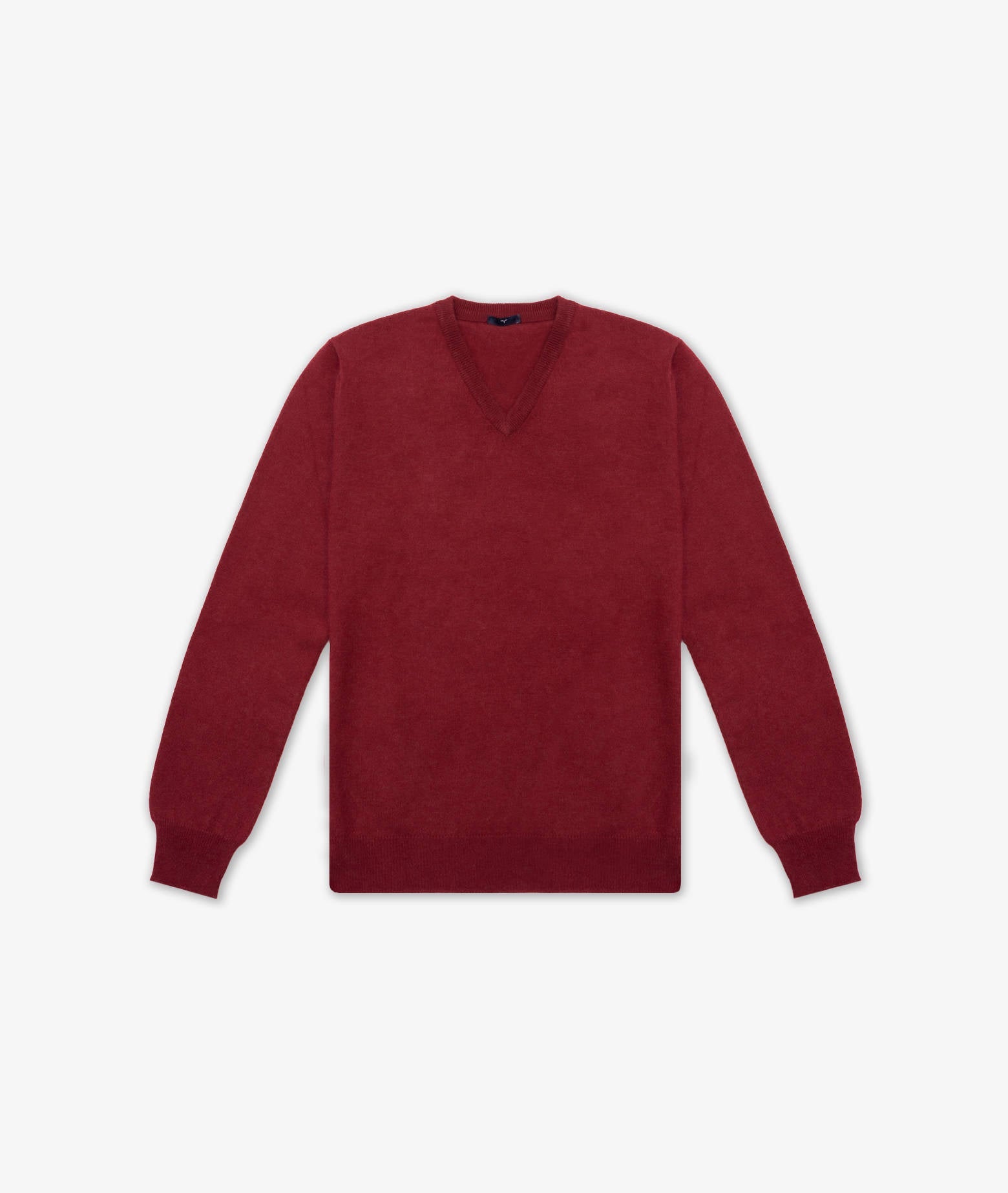 V-Neck Cashmere Sweater Stoccolma Red V Neck