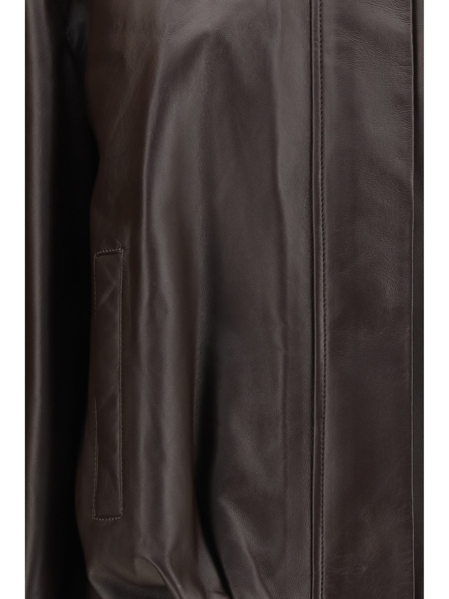 Leather Jacket Melis Coffee Bean