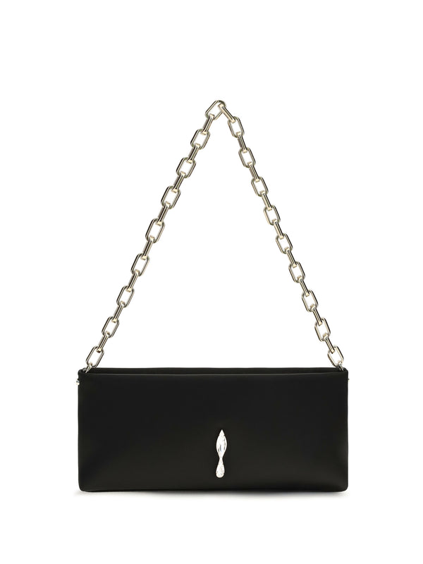 Maykimay Shoulder Bag Black Calf Leather Bos Taurus Clutches