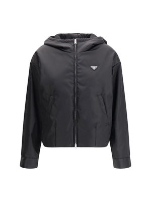 Jacket Re-Nylon Black Recycled Polyamide Puffer