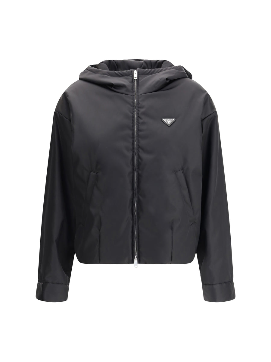 Jacket Re-Nylon Black Recycled Polyamide Puffer