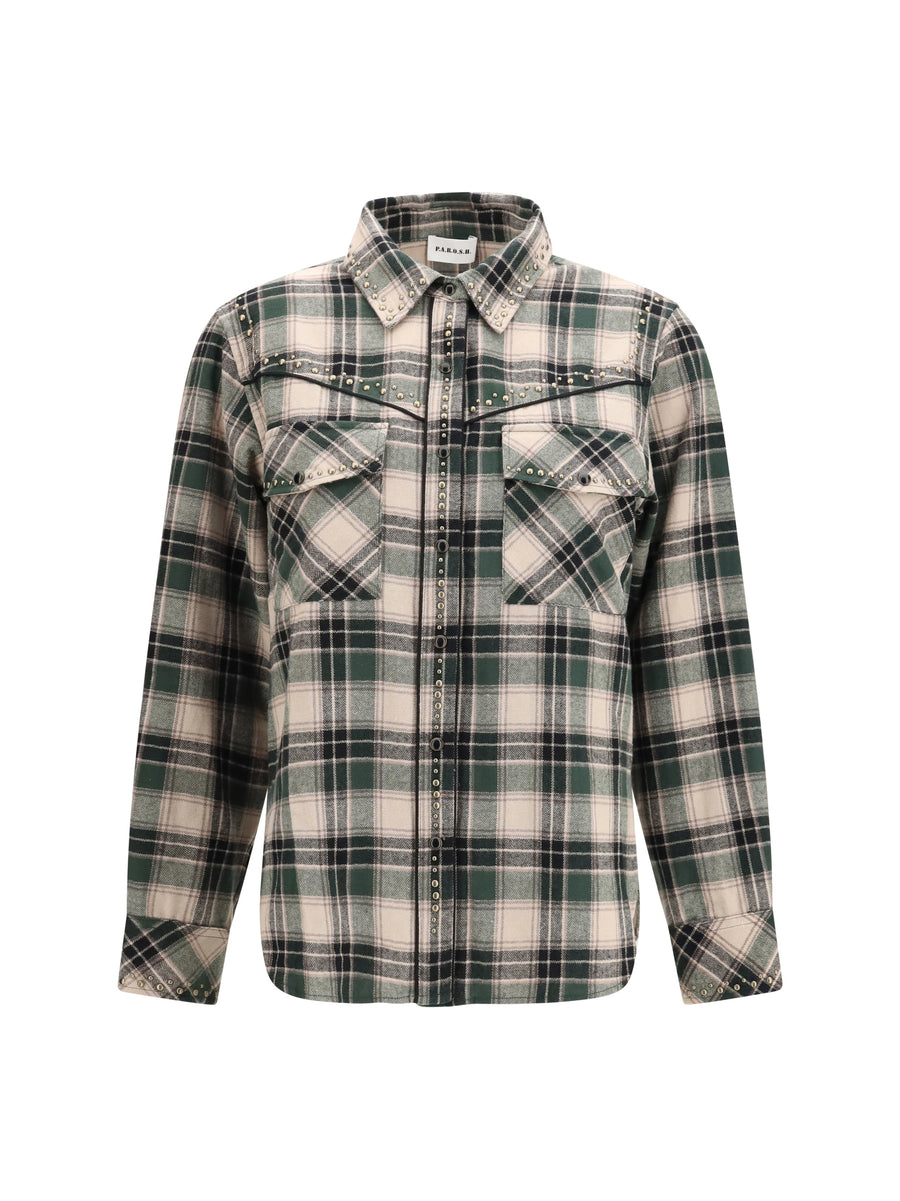 Cowboy Shirt Fantasia Verde Cotton
