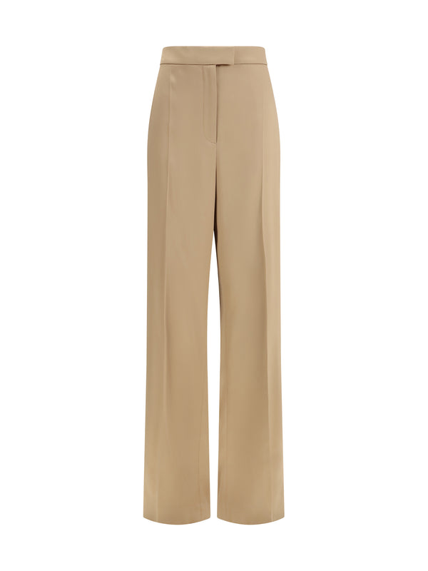 Valentino 95% Silk; 5% Elastane trousers in beige