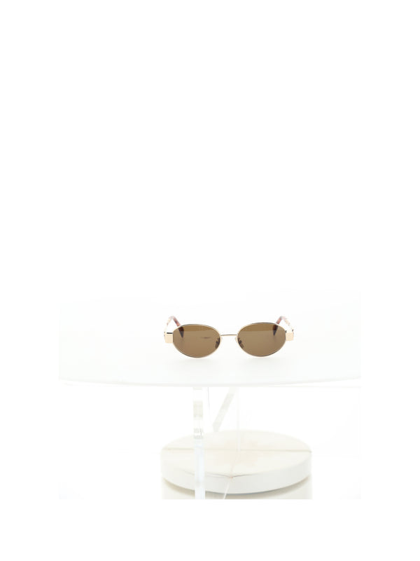 Sunglasses Triomphe Rose Gold-Brown Gold/brown Metal