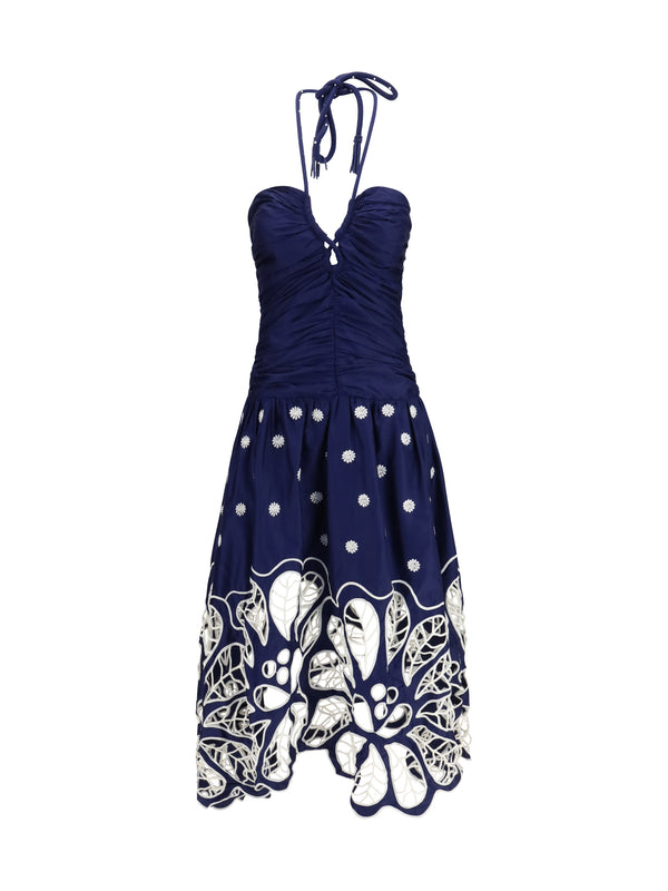 Farm Rio 100% Cotton dress in navy