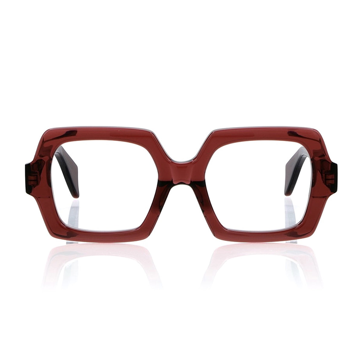 Monokol Concept Eyewear MK304 C41 Bordeaux Trasparente Acetate Occhiali Da Vista
