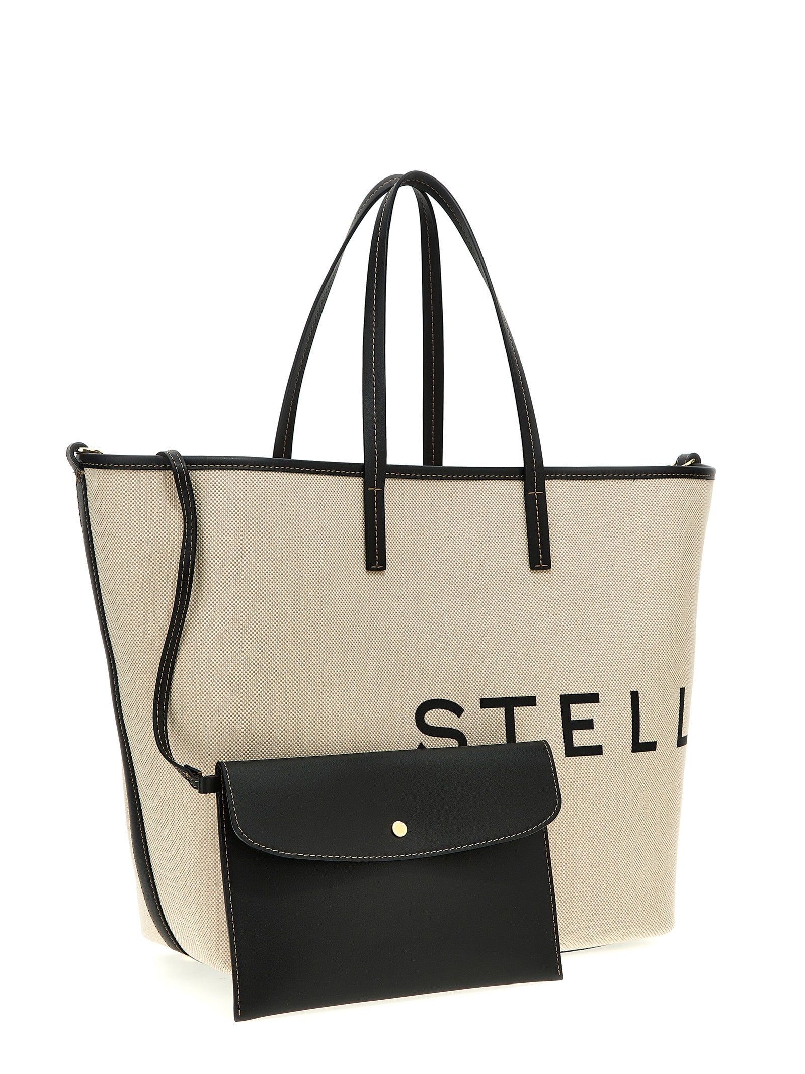 Logo shopping bag Beige Cotton Tote