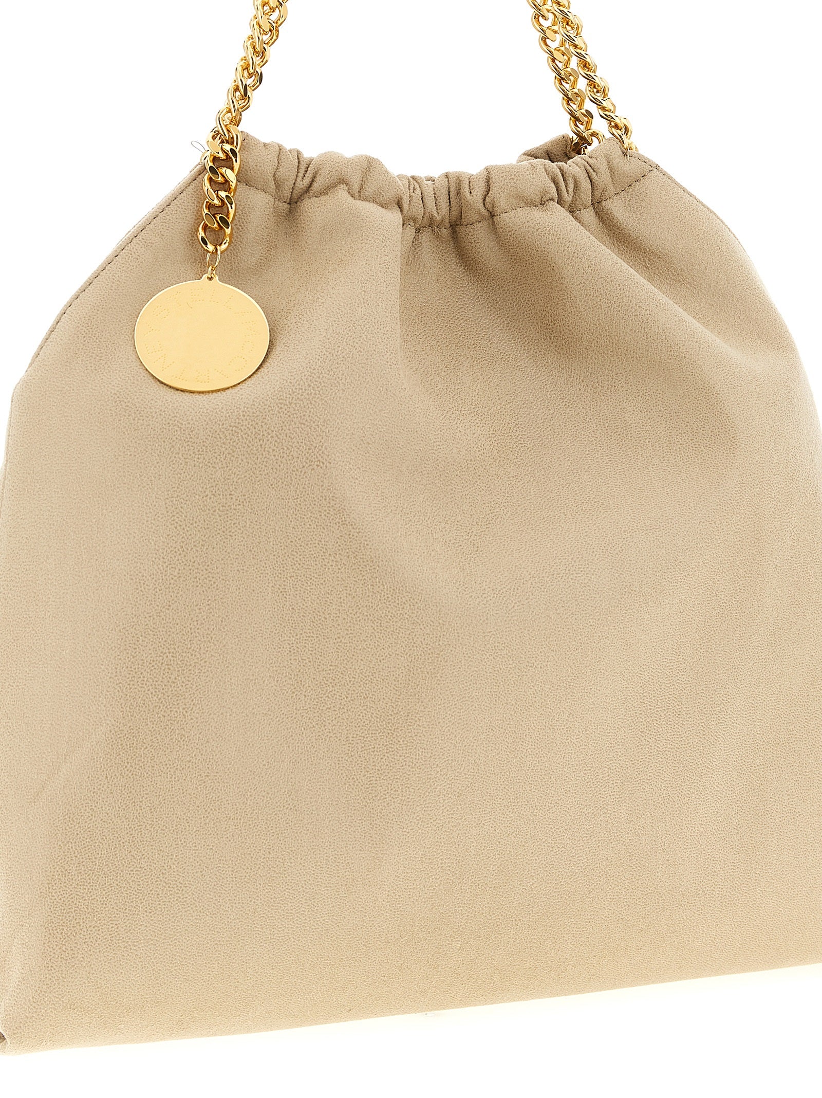 Falabella Drawstring shoulder bag Beige Polyester