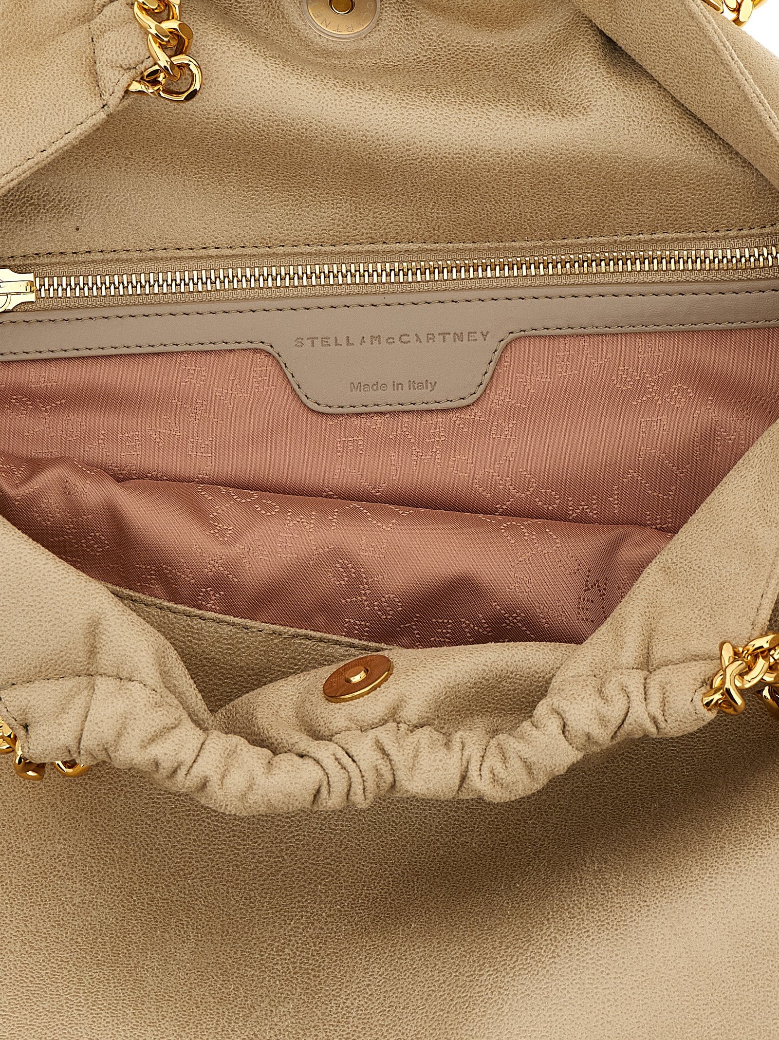 Falabella Drawstring shoulder bag Beige Polyester