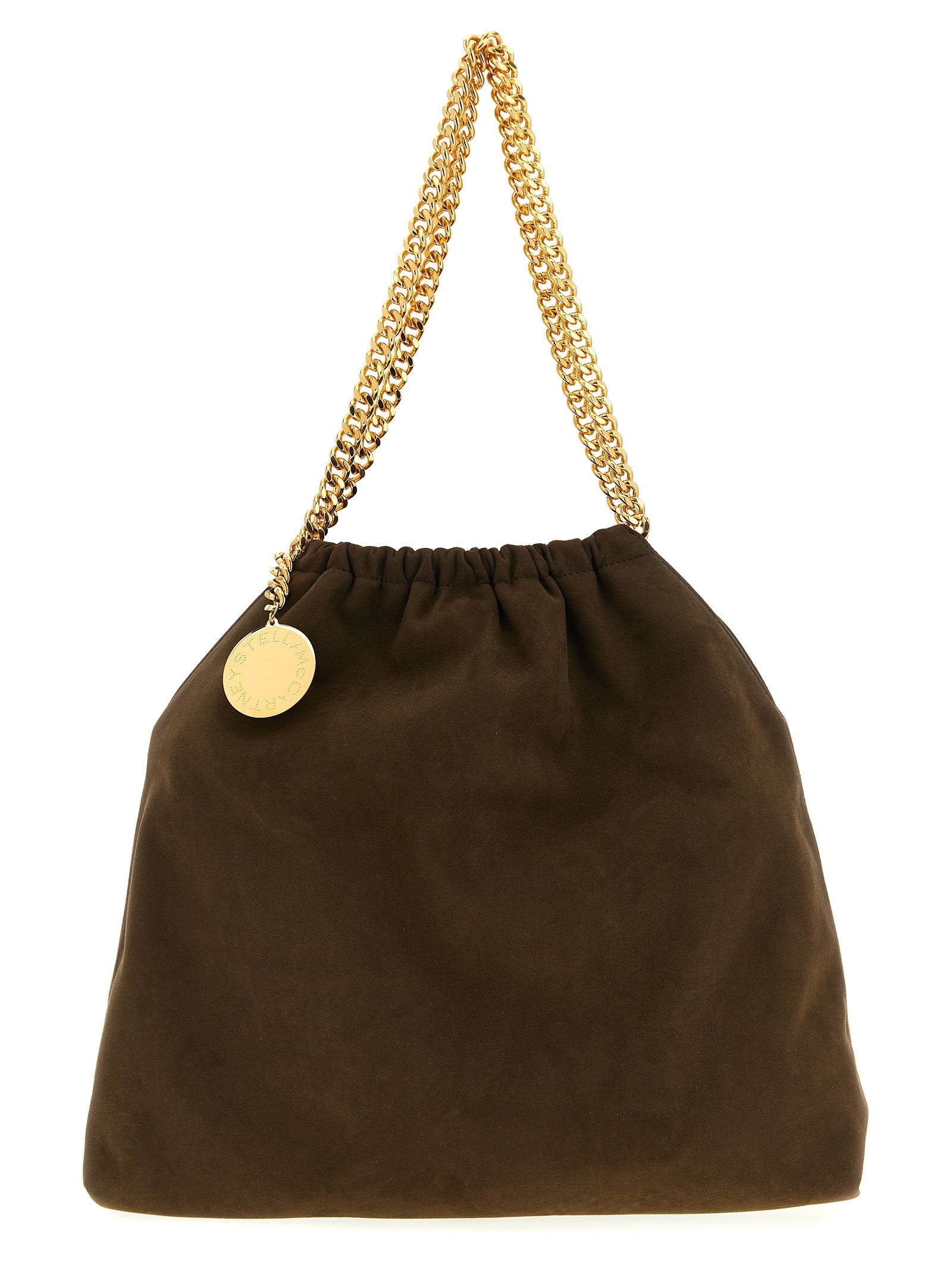 Falabella Drawstring shoulder bag Brown Polyester