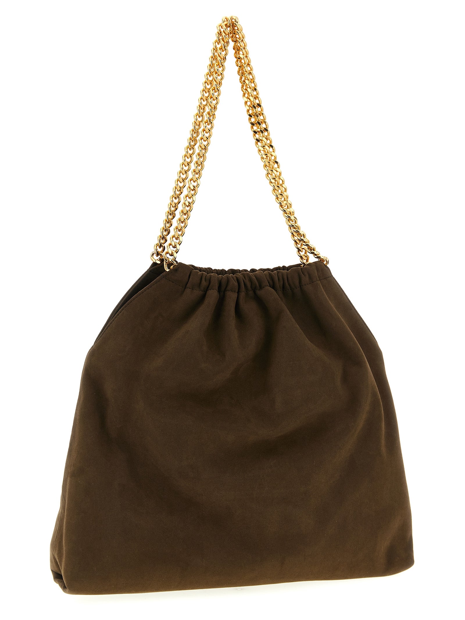 Falabella Drawstring shoulder bag Brown Polyester
