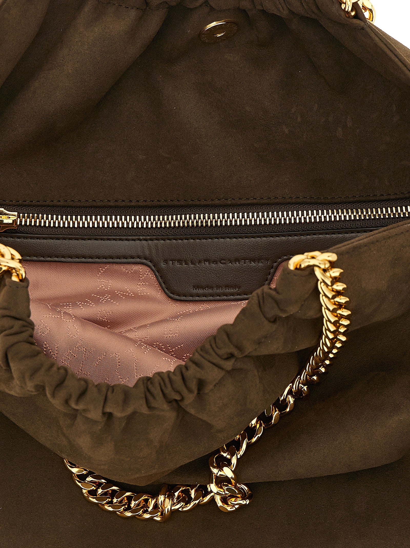 Falabella Drawstring shoulder bag Brown Polyester