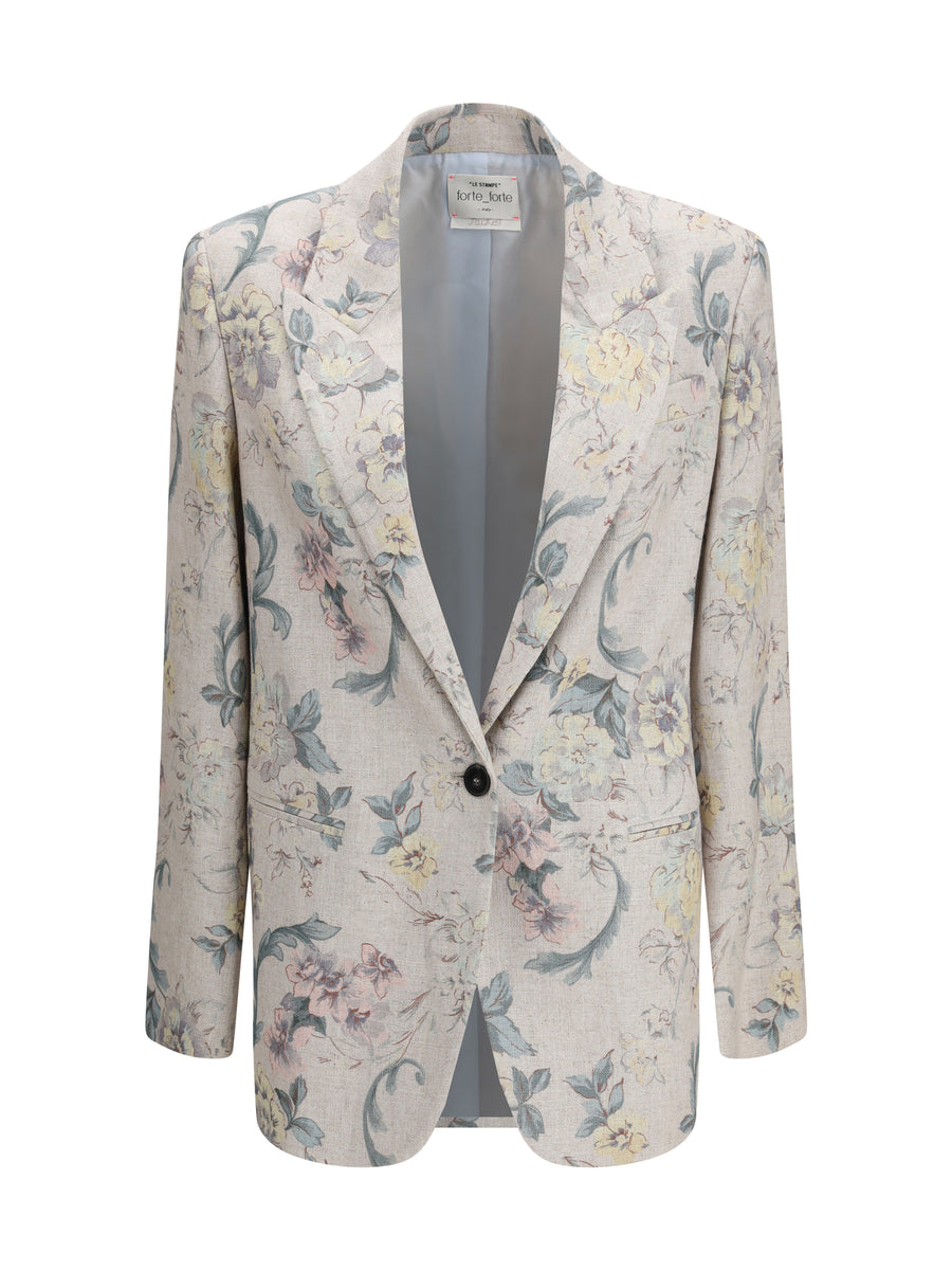 Forte_forte 70% Viscose blazer in purple