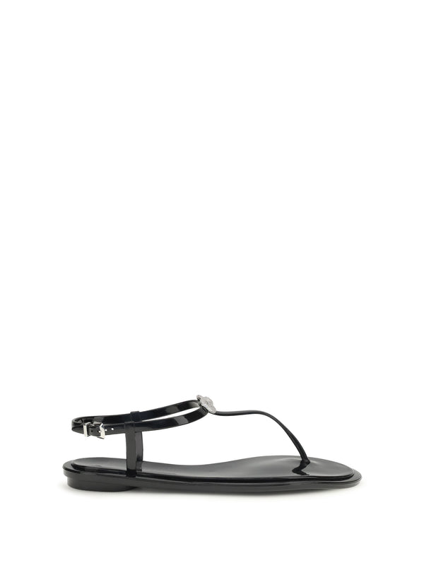 Mach & Mach Upper: 100% Rubber; Sole: 100% Rubber sandals in black