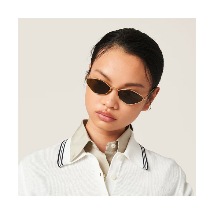 Miu 0MU 56ZS Regard 5AK09Z Gold Oro Metal Occhiali Sole