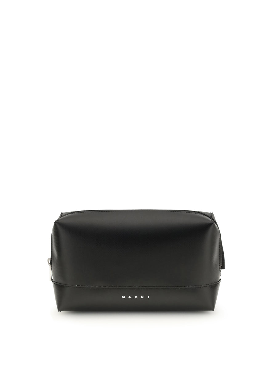 Marni 100% Calf Leather Bos Taurus belt bag in black