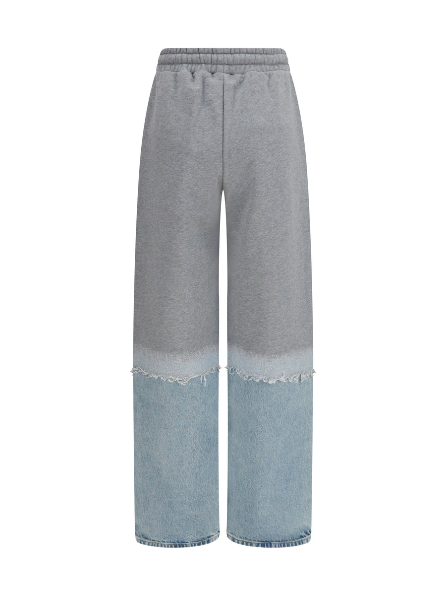 Pants Field Pollock Cotton Blue Knitwear