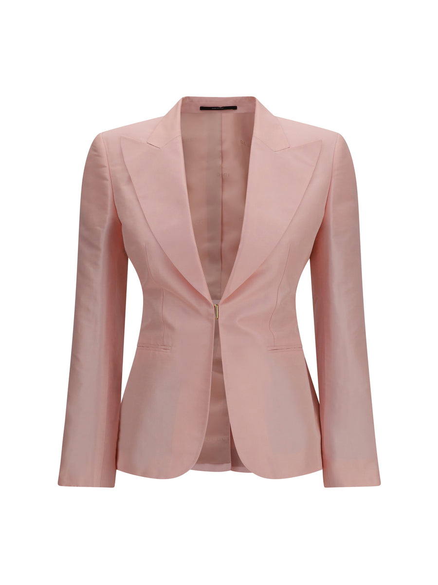 Jacket Silk Faille Hopeful Pink